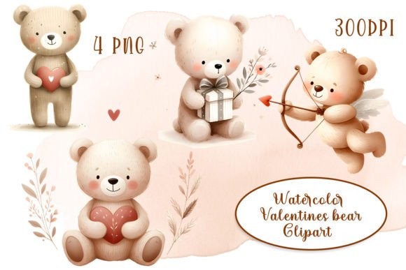 Download Watercolor Cute Baby Bear Clipart - Premium Resources