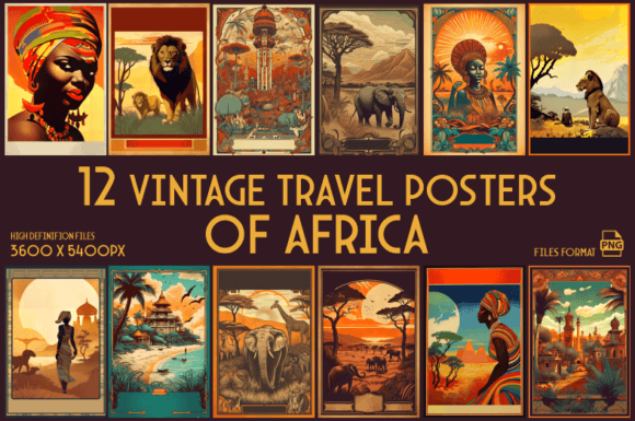 Download Vintage Travel Posters of Africa - Posters Collection