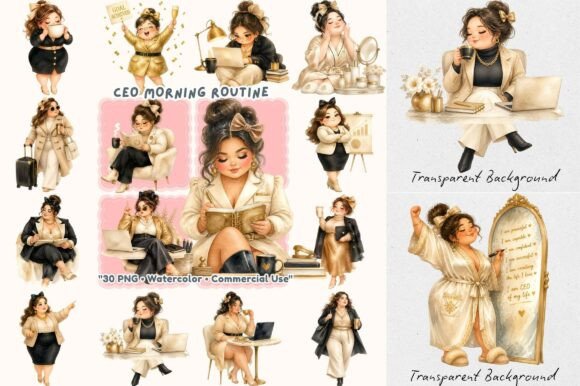 Download Aesthetic Boss Babe CEO Girl Watercolor - Ceo Collection
