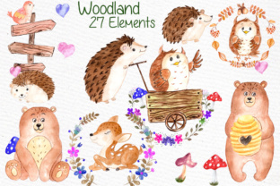 Download Watercolor Forest Animals Clipart - Watercolor forest animals Collection