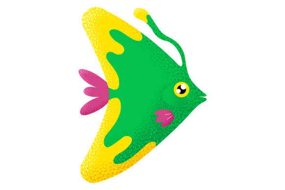 Download Colorful Angelfish Icon. Aquatic Pet. Ex - Pet Collection