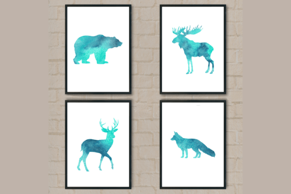 Download Watercolor Forest Animal Posters - Posters Collection