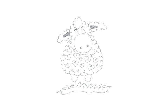 Download Sheep Outline - Sheep Collection